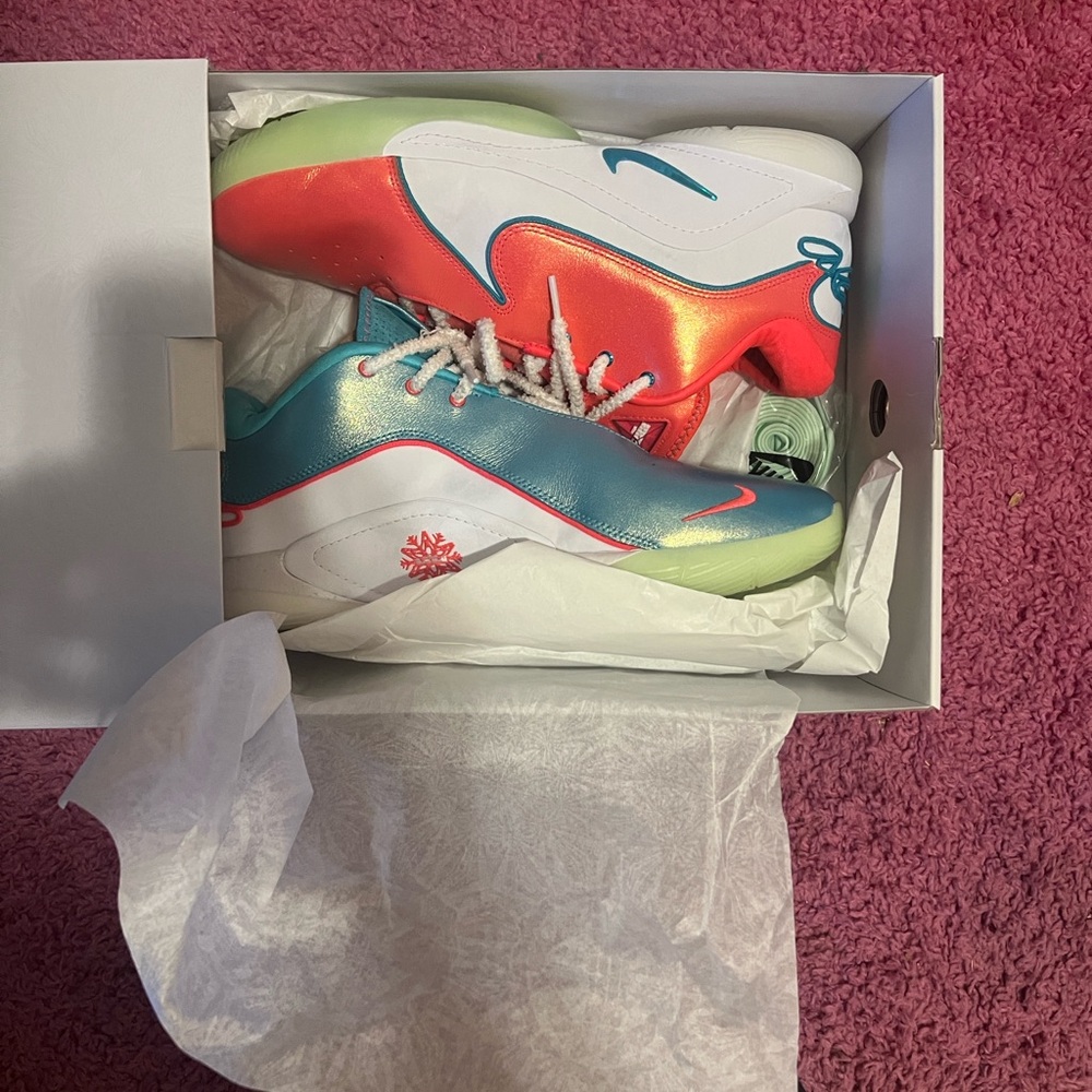 Nike Athletic Shoes - White, Red, Green, Blue